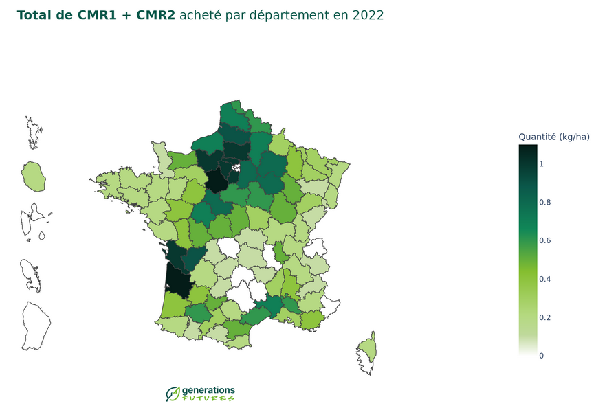 capture d'écran de la carte